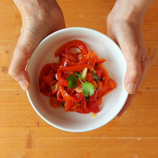 La foto della ricetta Peperoni Arrosto di La Cucina di Lena adatta a Vegetariani, vegani, diete senza lattosio, diete senza glutine, pescetariani.
