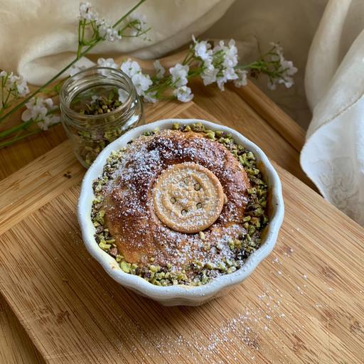 La foto della ricetta Baked oats al pistacchio di Ciliegieezenzero adatta a Vegetariani, pescetariani.