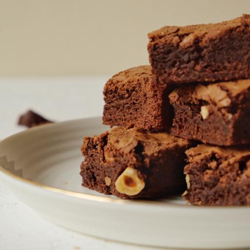 La foto della ricetta Brownies senza glutine al cioccolato di Tuduu adatta a Vegetariani, diete senza lattosio, diete senza glutine, pescetariani.