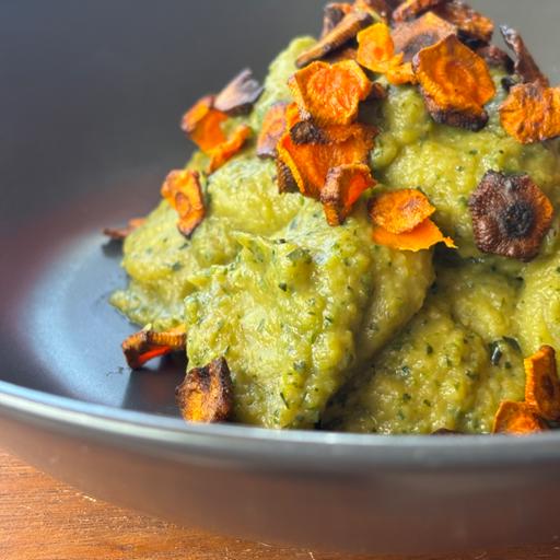 La foto della ricetta Gnocchi di avocado di Briciole di Rita adatta a Vegetariani, vegani, diete senza lattosio, pescetariani.