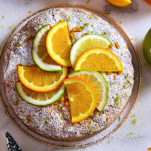La foto della ricetta Torta bergamotto e arance di CITRUS - l'Orto Italiano adatta a Vegetariani, pescetariani.